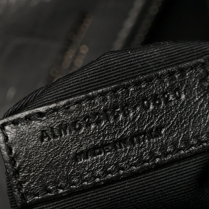 Saint Laurent Crinkled Calfskin Matelasse Monogram Medium Niki Chain Satchel Storm 7 of 11