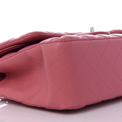 Chanel Lambskin Quilted Jumbo Double Flap Pink 5 of 8