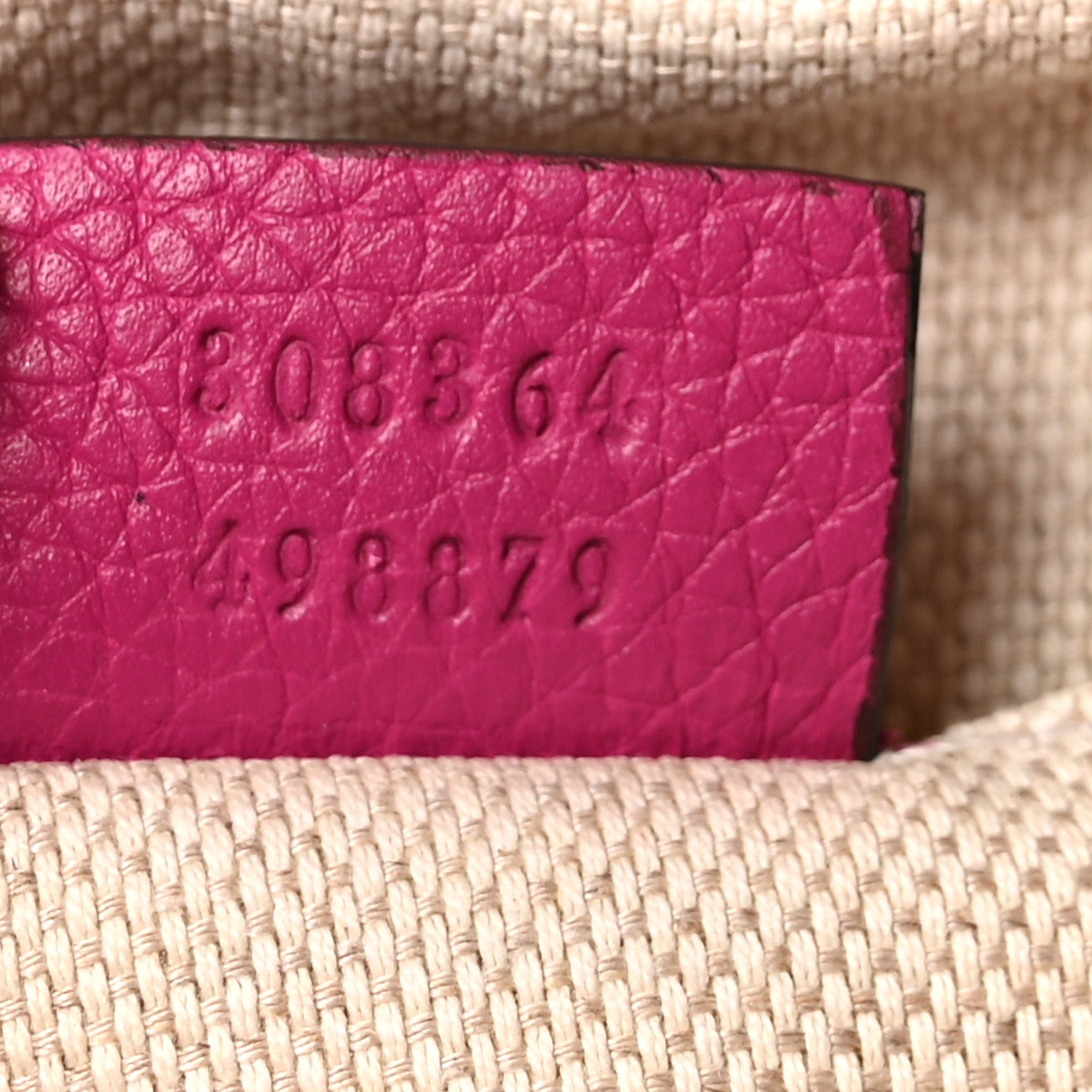 Gucci Cellarius Calfskin Small Soho Disco Bag Bright Bouganville 7 of 10