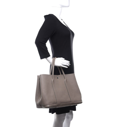 Hermes Vache Country Garden Party 36 MM Gris Asphalte 2 of 10