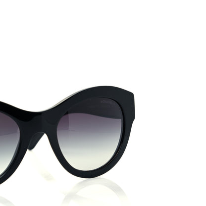 Chanel Acetate Butterfly Sunglasses 5371 Black 7 of 8
