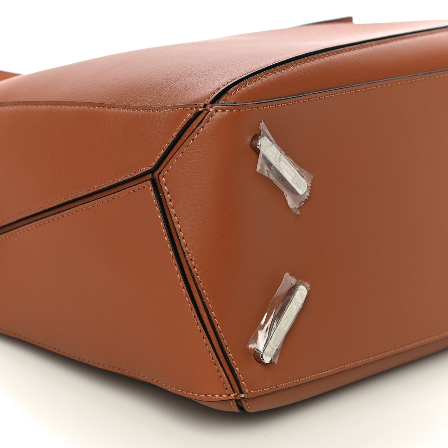 Calfskin Medium Puzzle Bag Tan