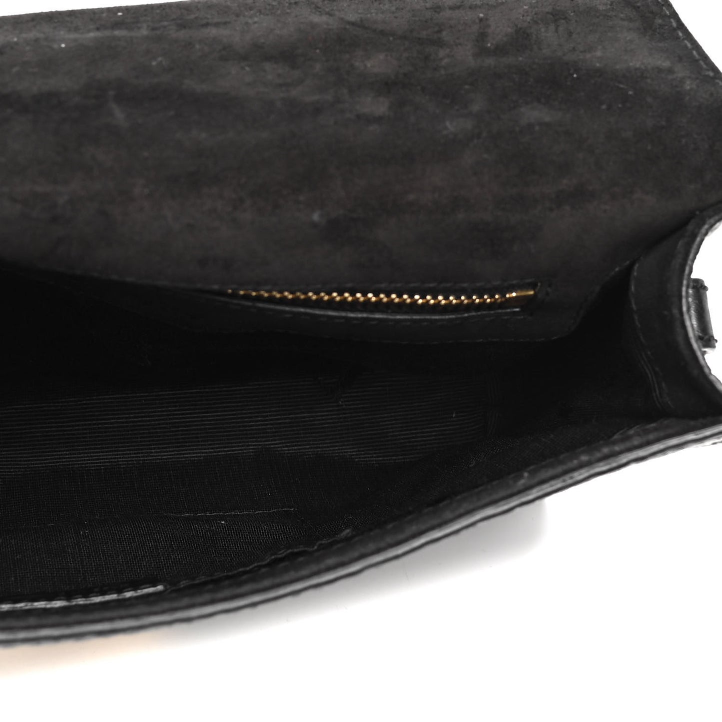Grainy Calfskin Heritage Grain Small Crossbody Bag Black