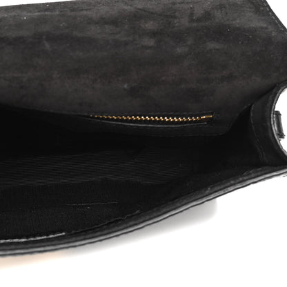 Burberry Grainy Calfskin Heritage Grain Small Crossbody Bag Black 4 of 5