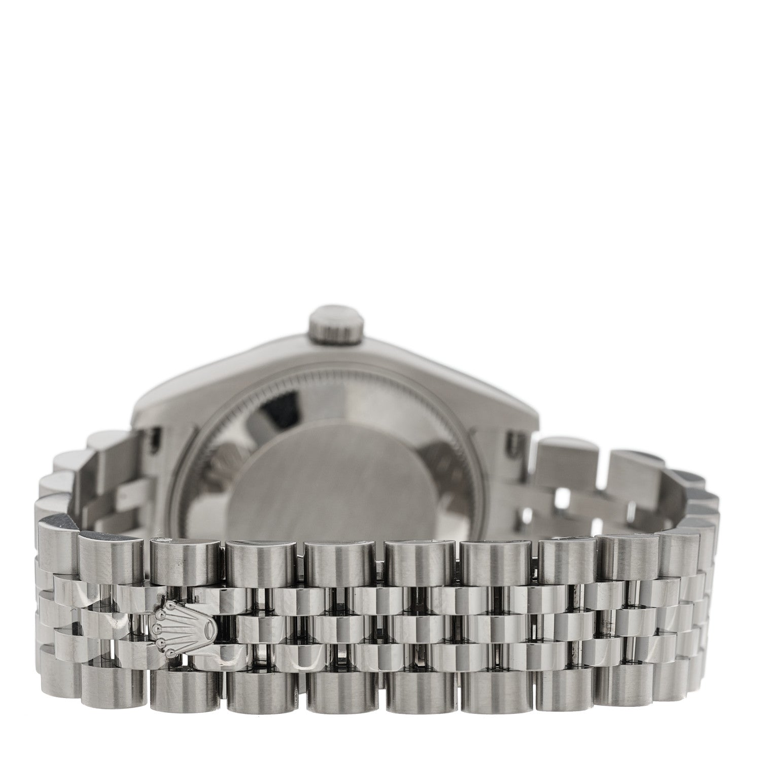 Rolex Stainless Steel 18K White Gold Diamond Mother of Pearl 31mm Oyster Perpetual Datejust Watch 178274 3 of 5