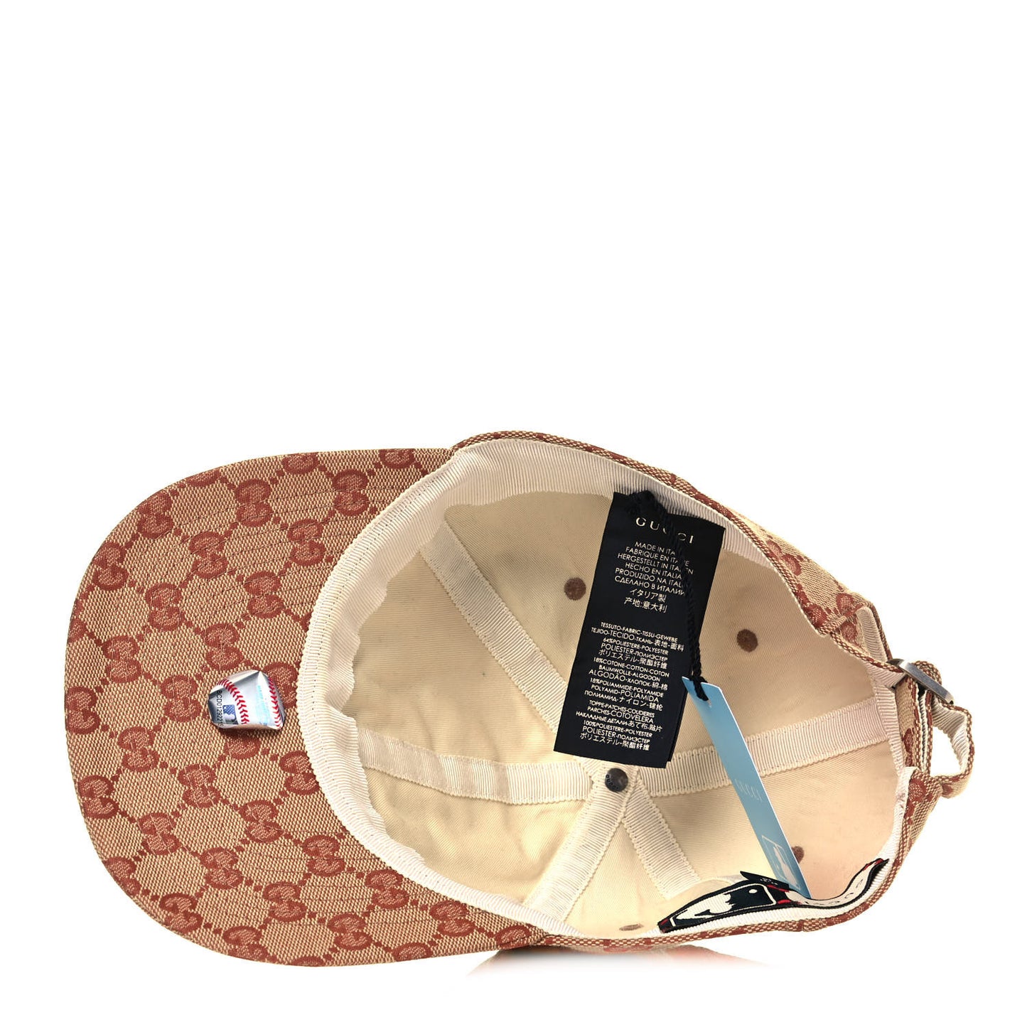 X MLB Monogram SF Giants Baseball Hat M Beige Ruggine