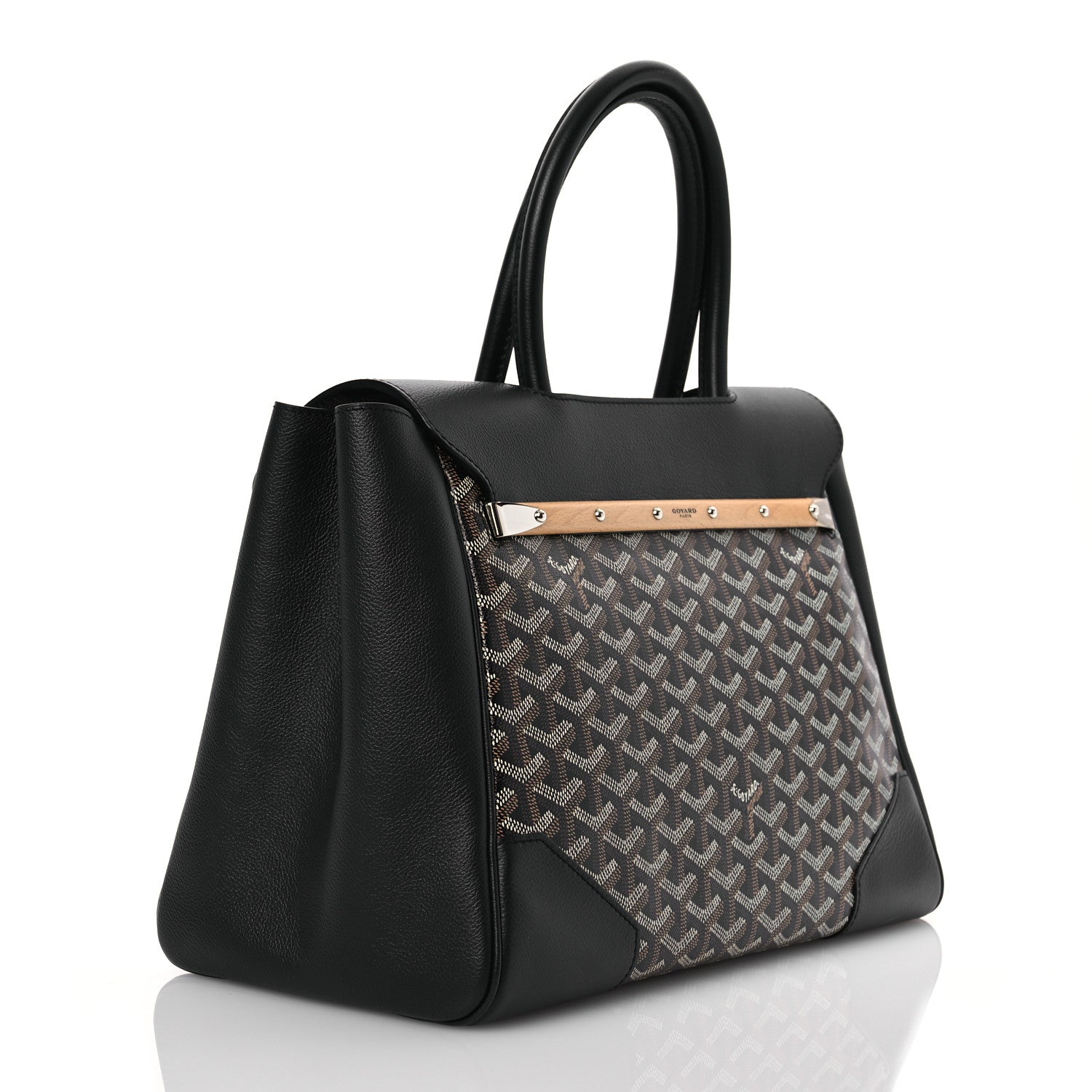 Goyard Goyardine Saigon Tote Black 3 of 12