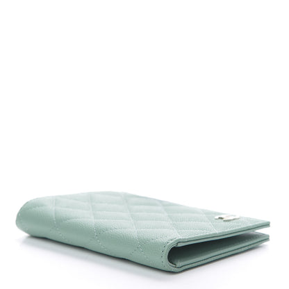 Chanel Caviar Quilted Passport Holder Green 4 of 8