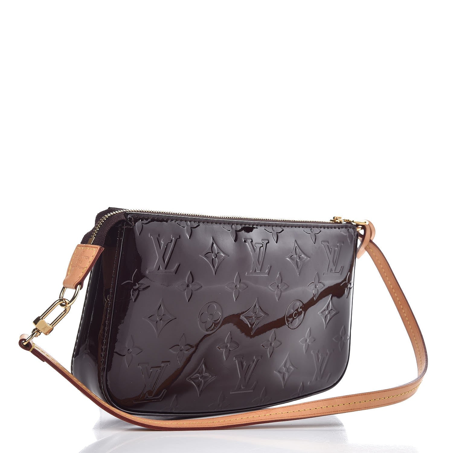 Louis Vuitton Vernis Pochette Accessories NM Amarante 3 of 7