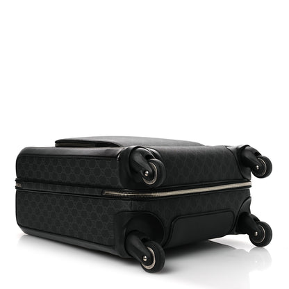 Gucci GG Supreme Monogram Calfskin Carry On Trolley Black 3 of 10