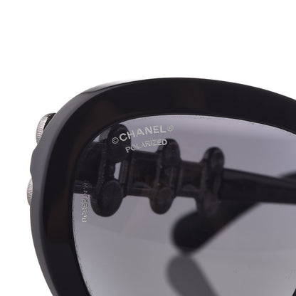 Chanel Pearl Crystal Bijoux Polarized Sunglasses 5334-H-B Black 5 of 8