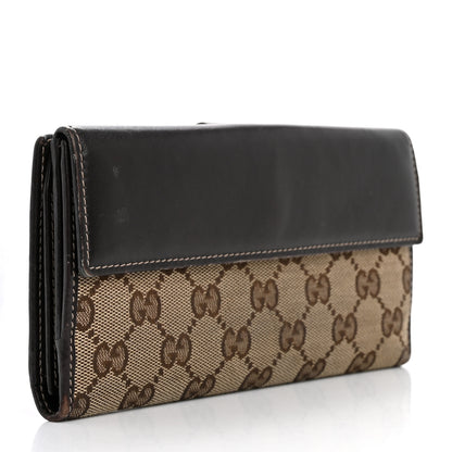 Gucci Monogram Heart Continental Wallet Dark Brown 4 of 12