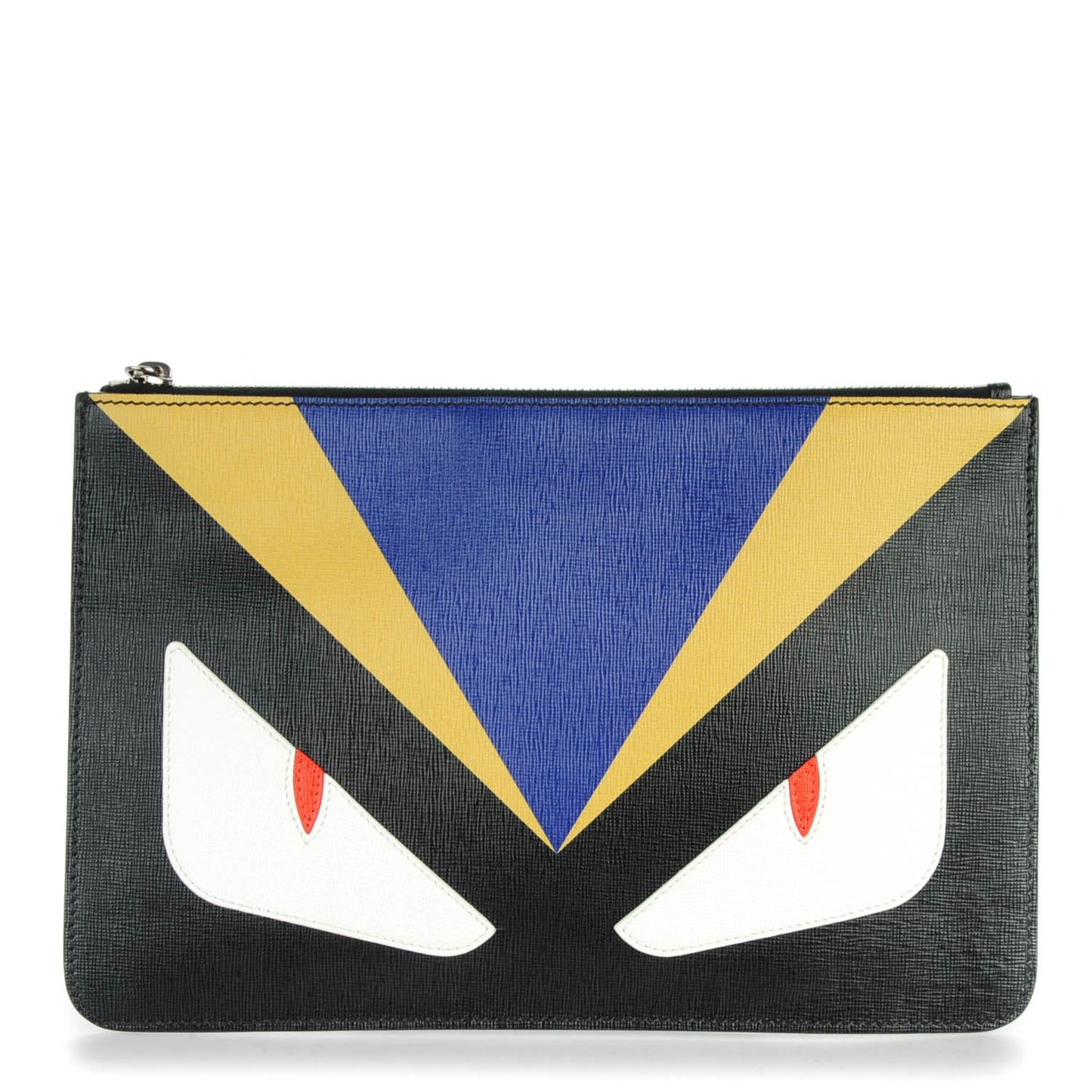 Vitello Elite Monster Eyes Pouch Black Neon Blue
