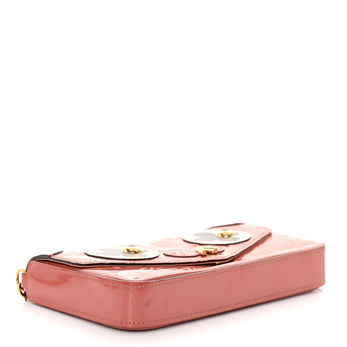 Vernis Valentine Dog Pochette Felicie Chain Wallet Pink