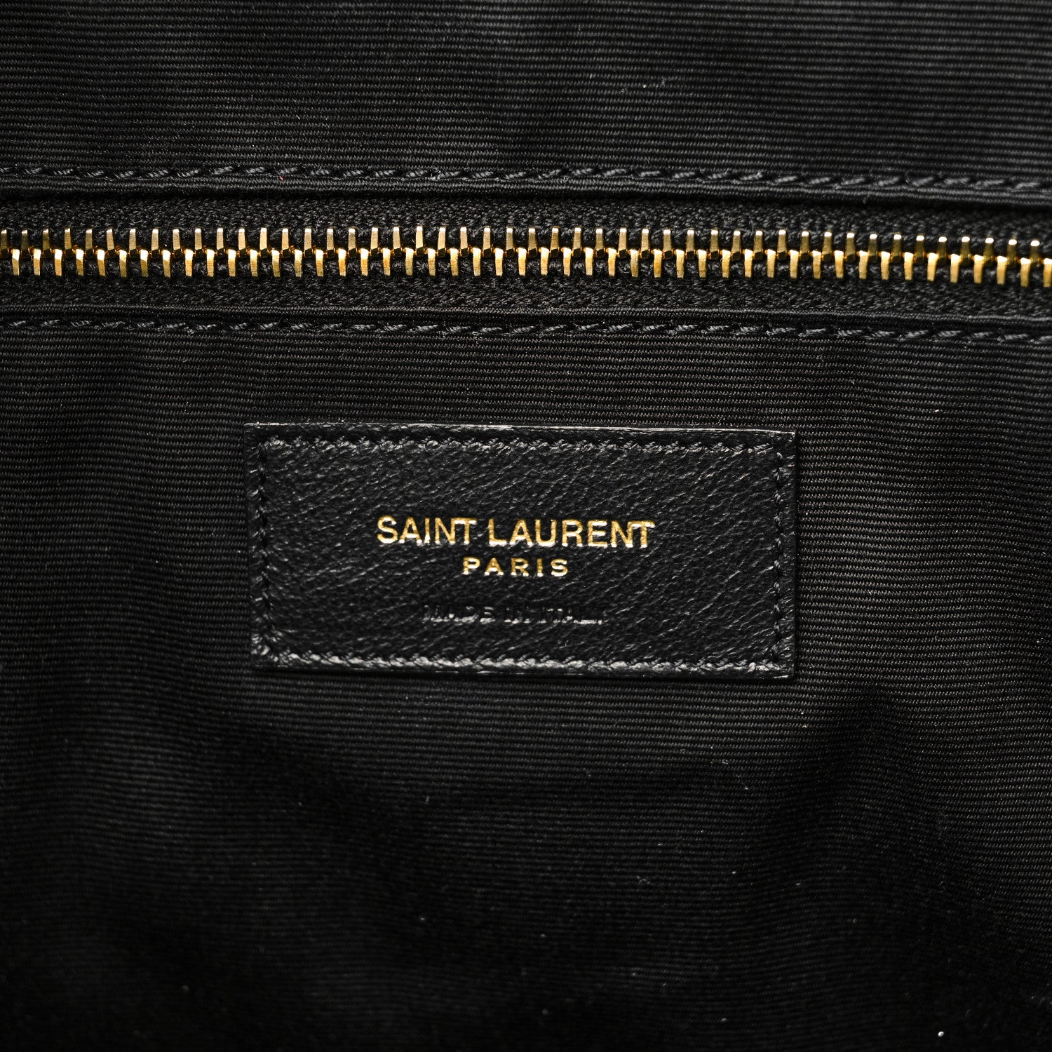 Saint Laurent Lambskin Quilted Maxi Icare Shopping Tote Black 6 of 10