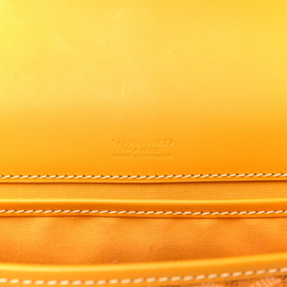 Goyard Goyardine Belvedere II PM Messenger Bag Yellow 6 of 12