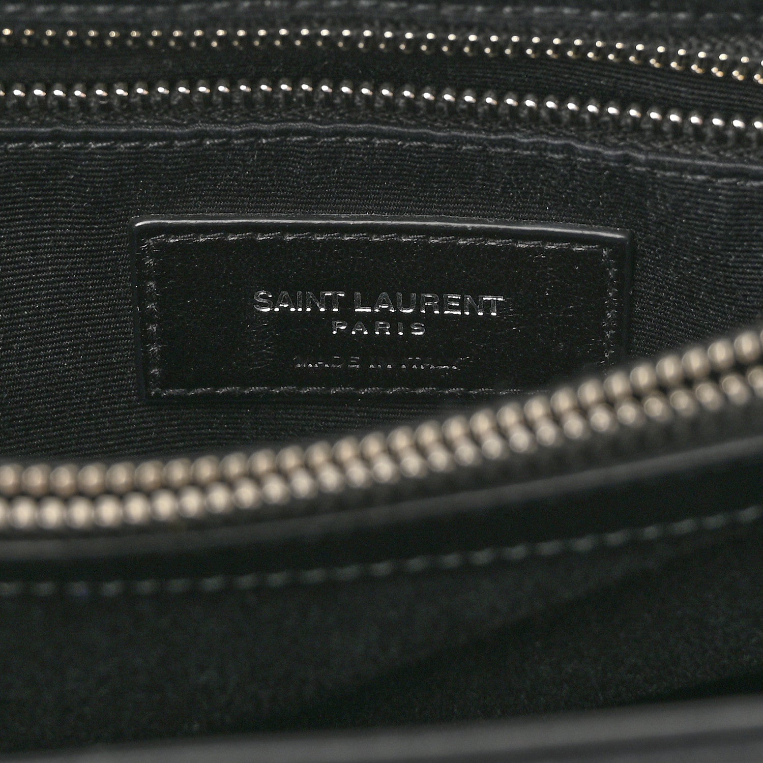 Saint Laurent Calfskin Y Quilted Monogram Medium Loulou Chain Satchel Black 6 of 11