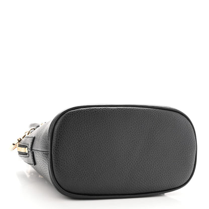 Gucci Dollar Calfskin Small GG Charm Dome Bag Black 4 of 10