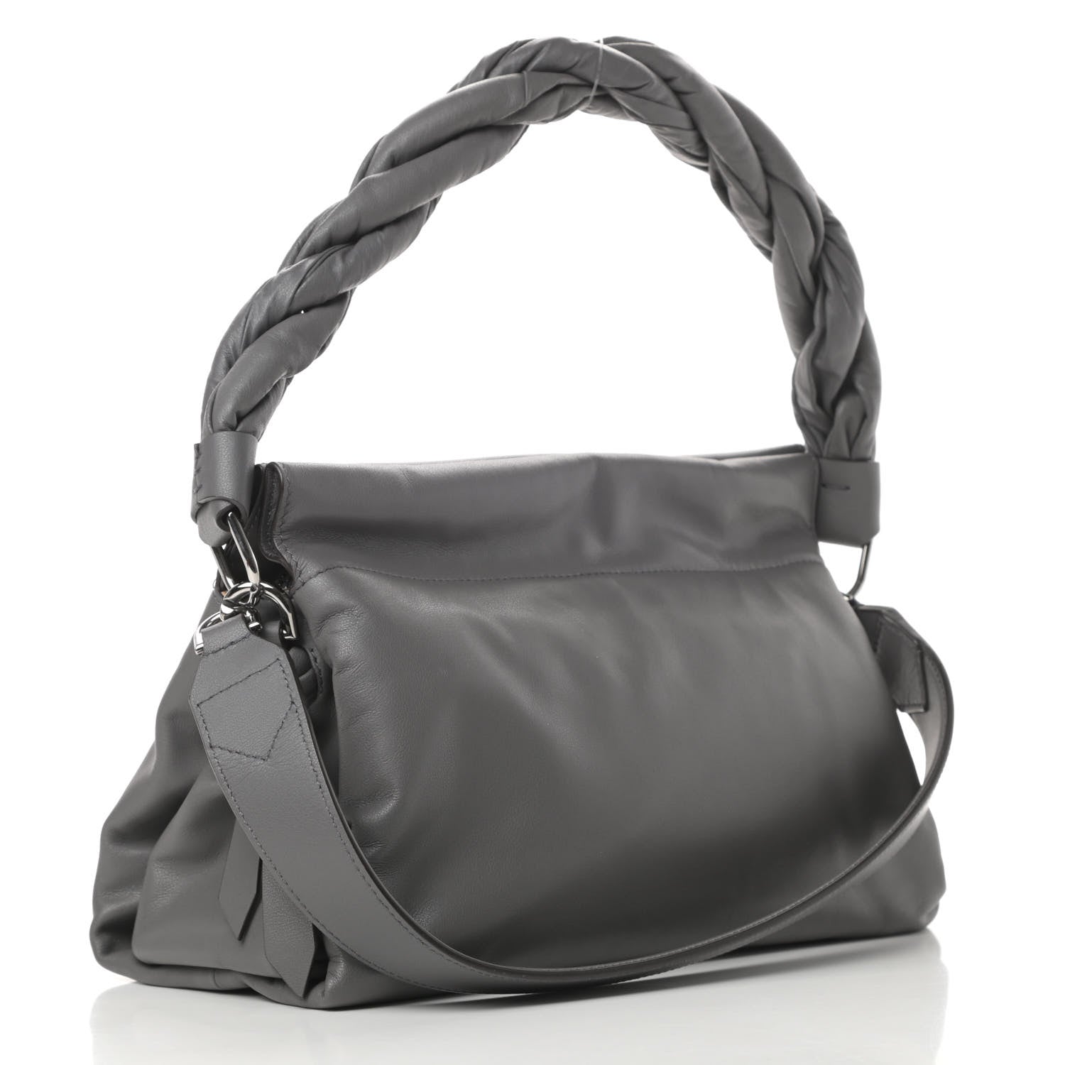 Givenchy Calfskin Medium ID93 Satchel Storm Grey 3 of 11