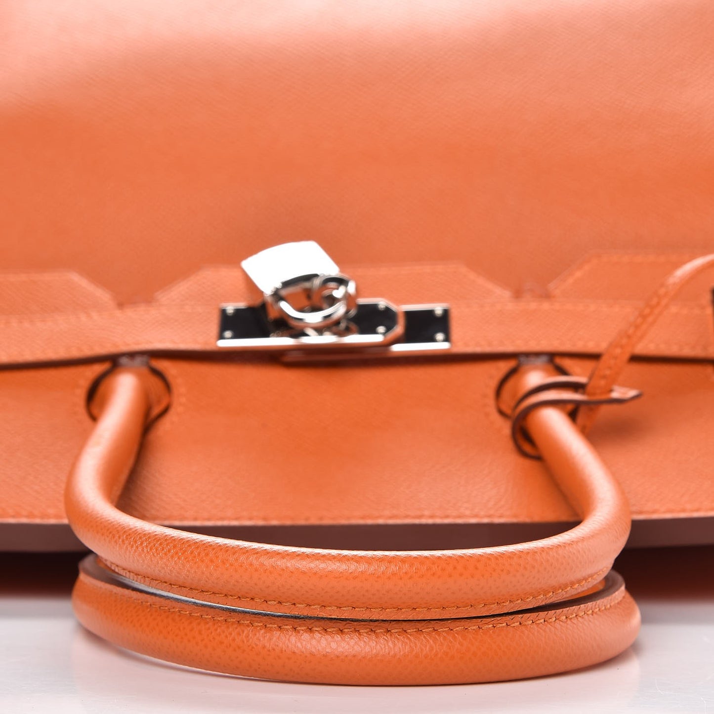 Epsom Birkin 35 Orange