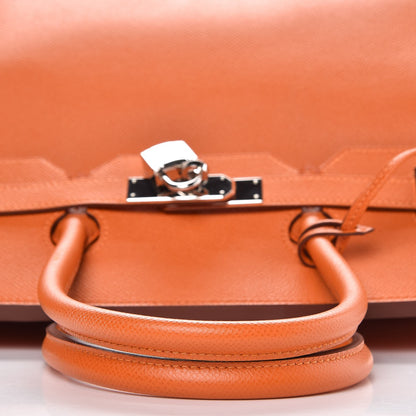 Hermes Epsom Birkin 35 Orange 23 of 36