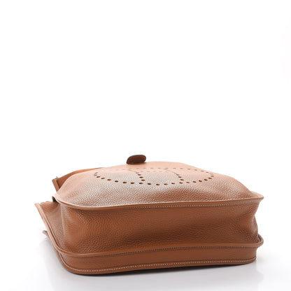 Hermes Taurillon Clemence Evelyne III GM Gold 4 of 7