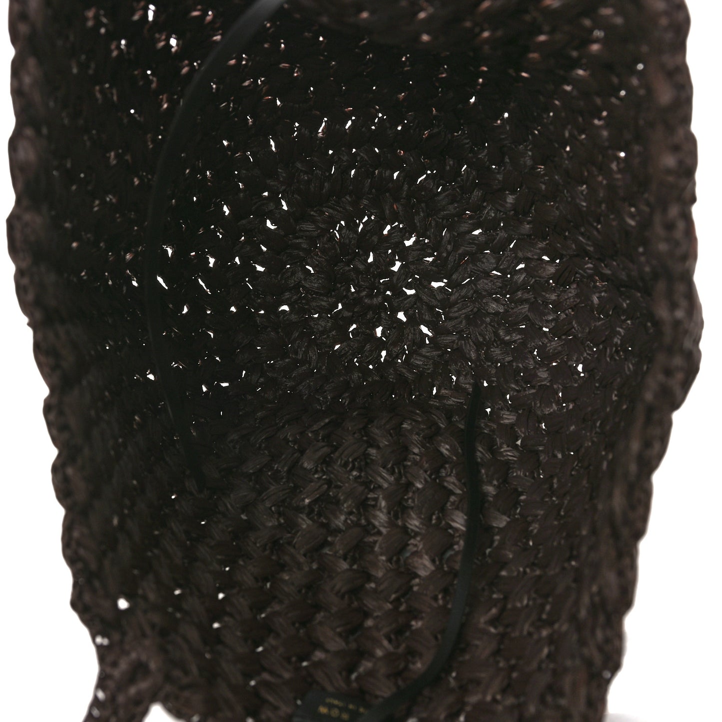 Raffia Estelle Tote Bag Brown
