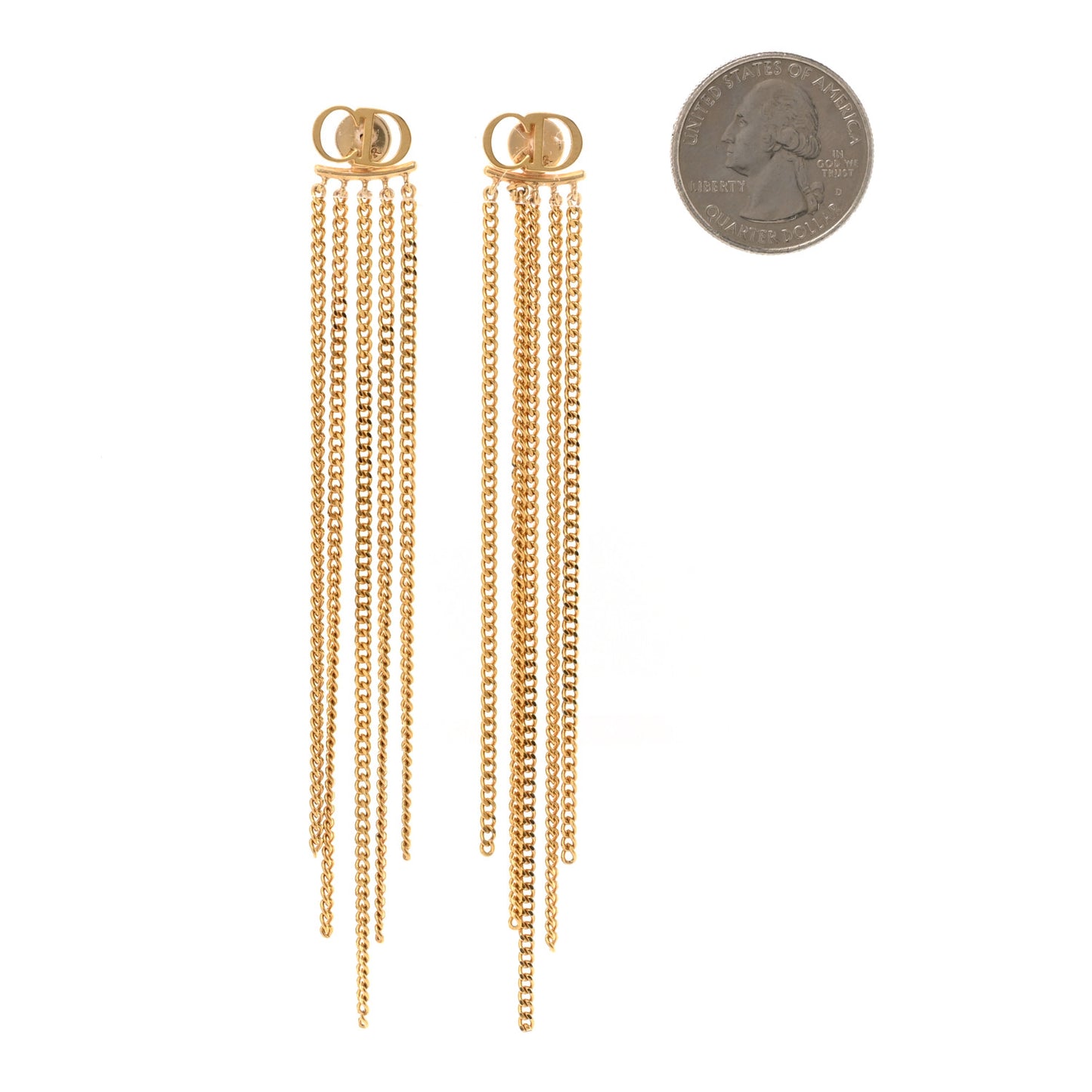 Danseuse Etolie Chain Drop Earrings Gold