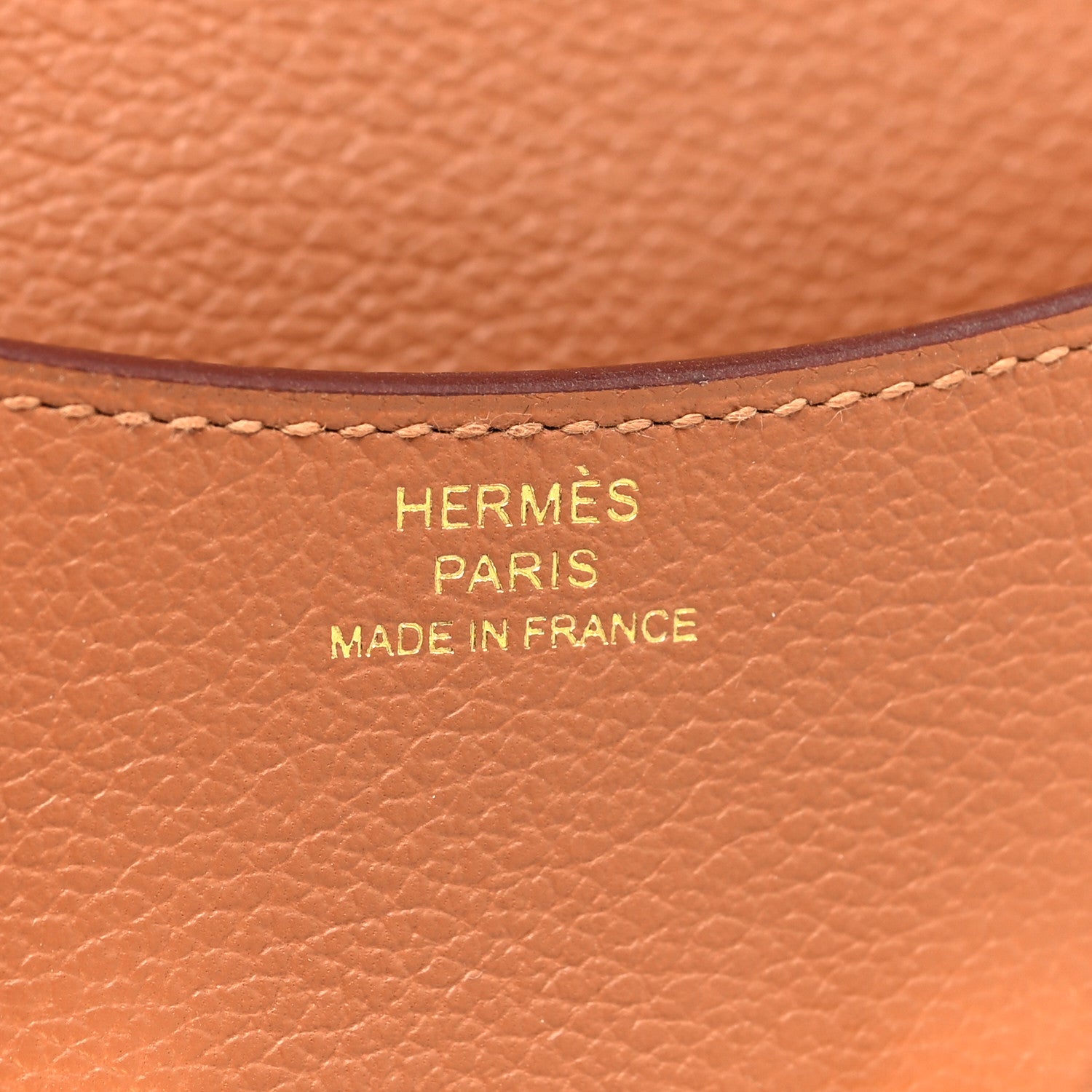 Hermes Evercolor Bi-Color Constance Slim Wallet Gold Vert Fizz 6 of 9