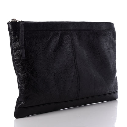 Balenciaga Agneau Arena Classic Hardware Medium Clip Black 3 of 6