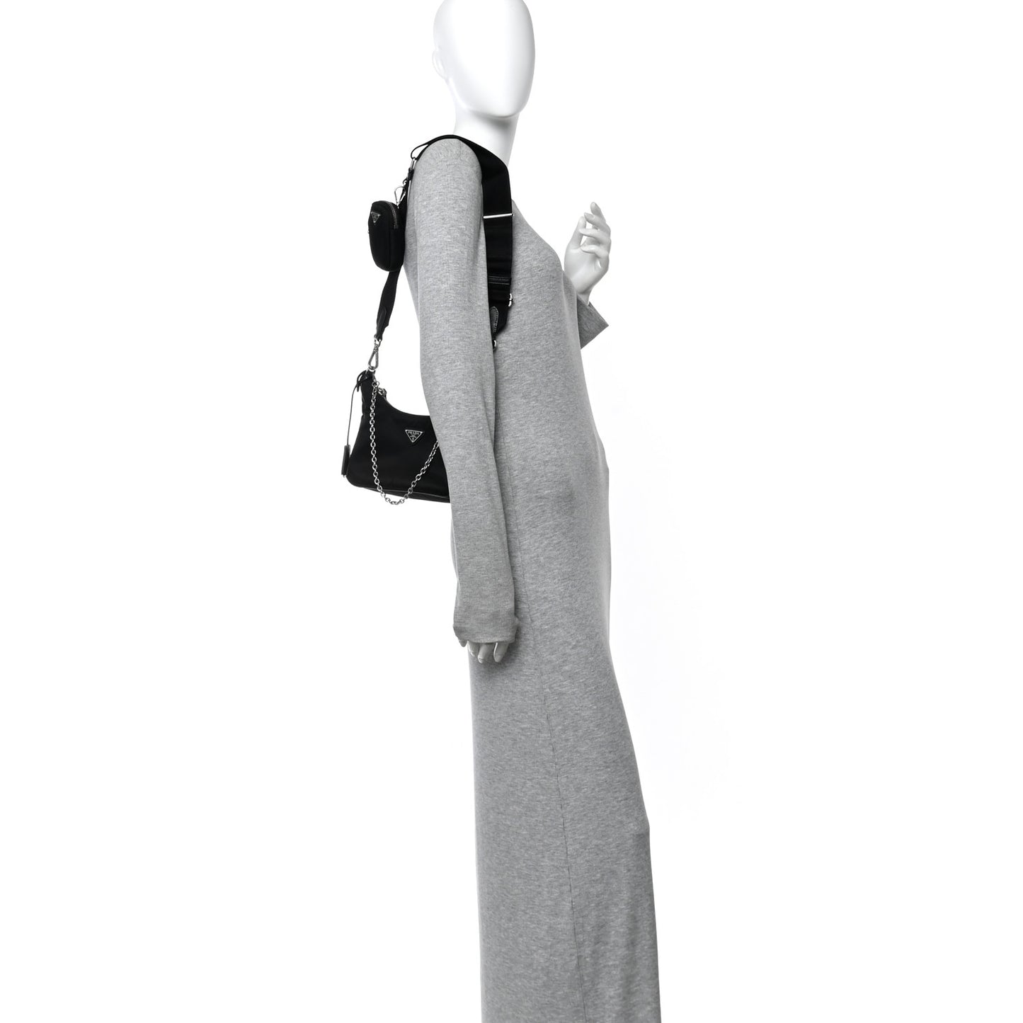 Nylon Re-Edition 2005 Shoulder Bag Black