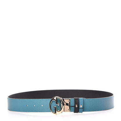 Gucci Dollar Calfskin 1973 Reversible Belt 100 40 Black Deep Cobalt 7 of 7