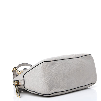 Burberry Heritage Grain Check Embossed Small Orchard Bowling Bag Pale Grey 3 of 18