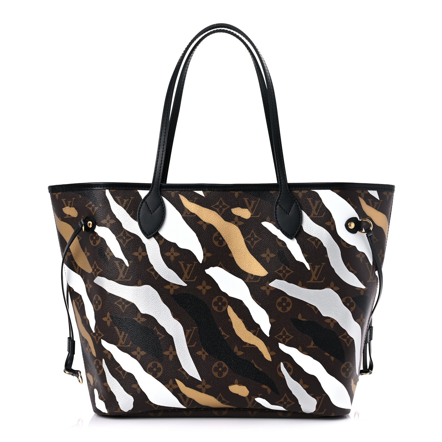 Louis Vuitton X LOL Monogram Neverfull MM Gold Silver 1 of 10