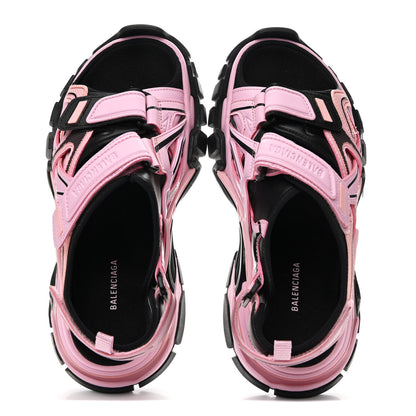 Balenciaga Rubber Neoprene Bi-Color Womens Track Sandals 37 Pink Black 2 of 9