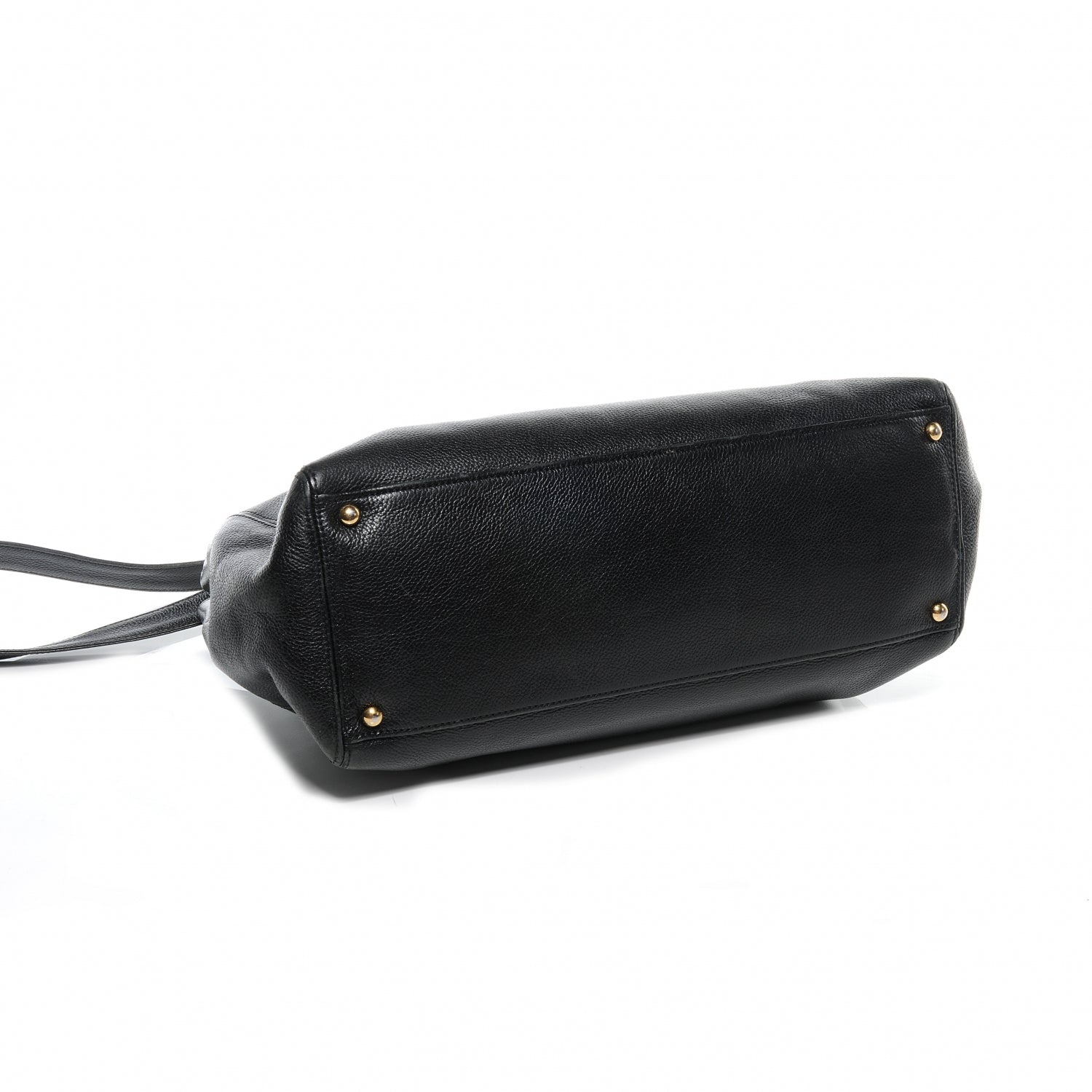 Chanel Calfskin Cerf Executive Shopper Tote Black 5 of 8