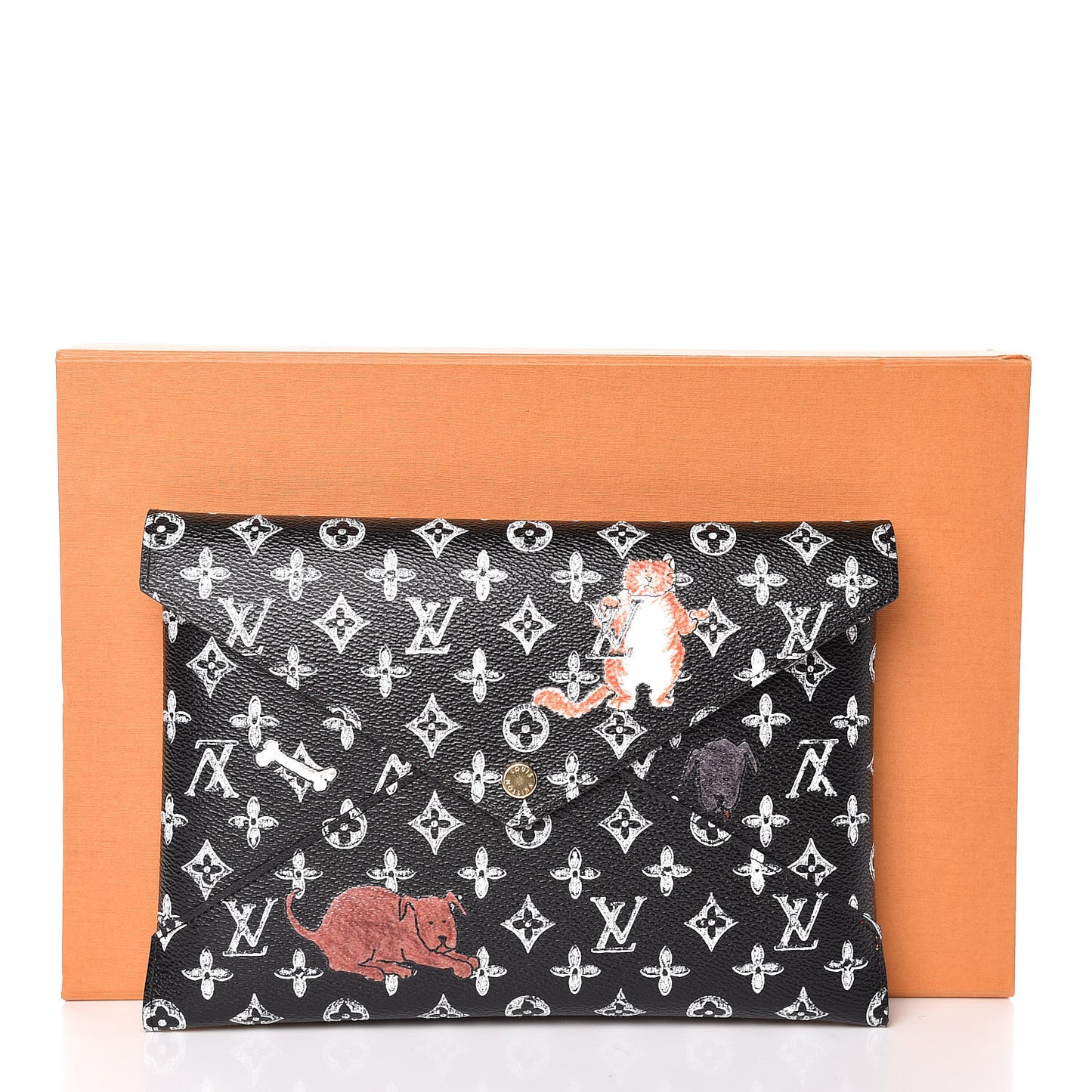 Catogram Kirigami Pochette Set Black