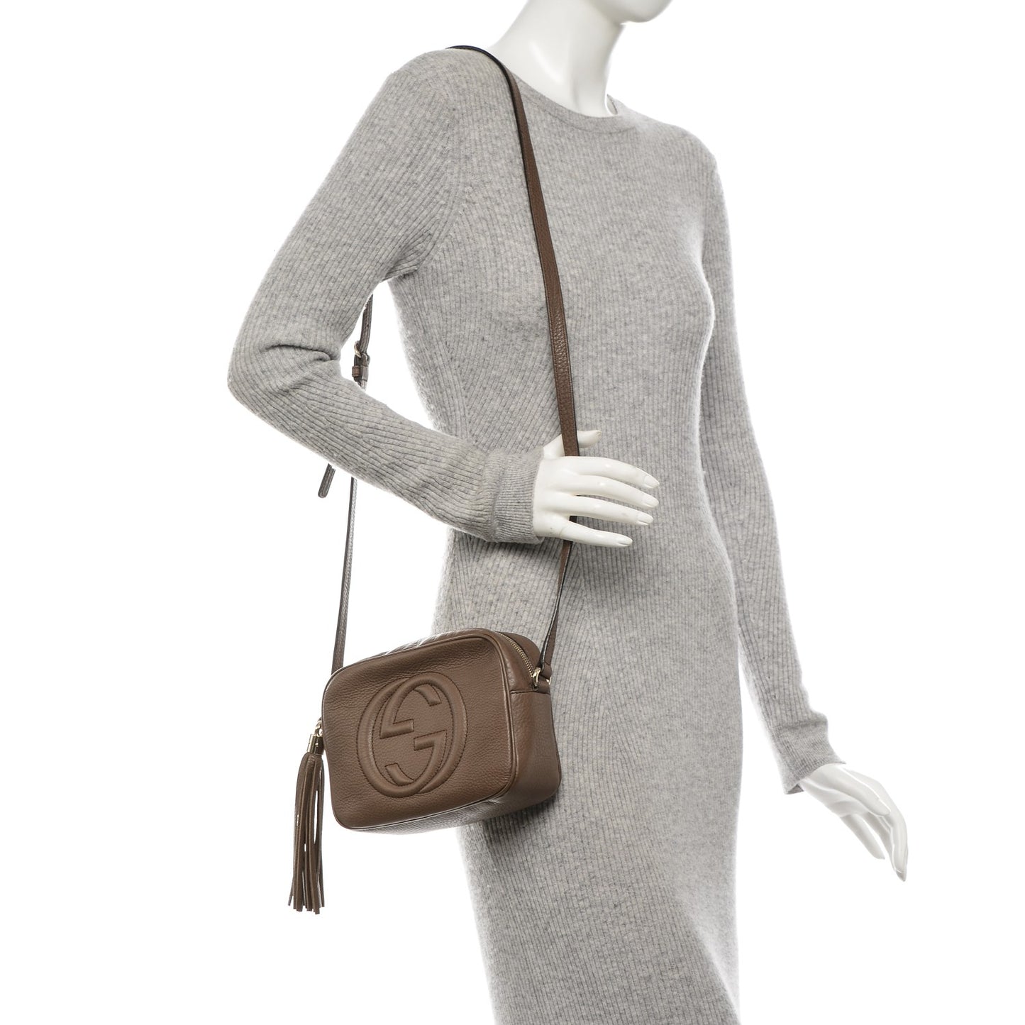 Cellarius Calfskin Small Soho Disco Bag Acero