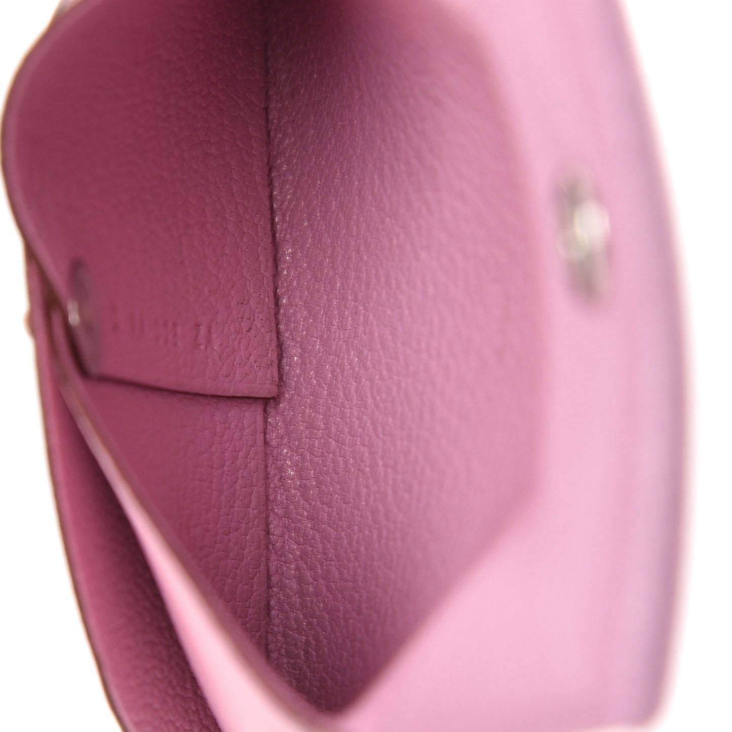 Chevre Mysore Bastia Coin Purse Mauve Sylvestre