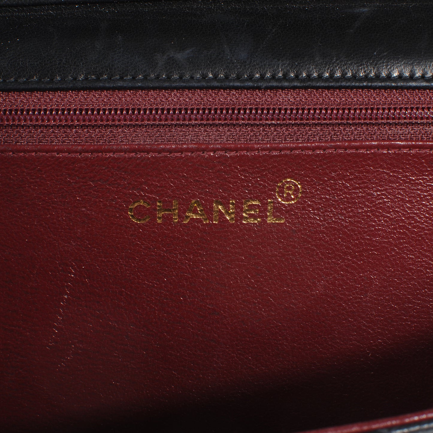 Lambskin Single Flap Black