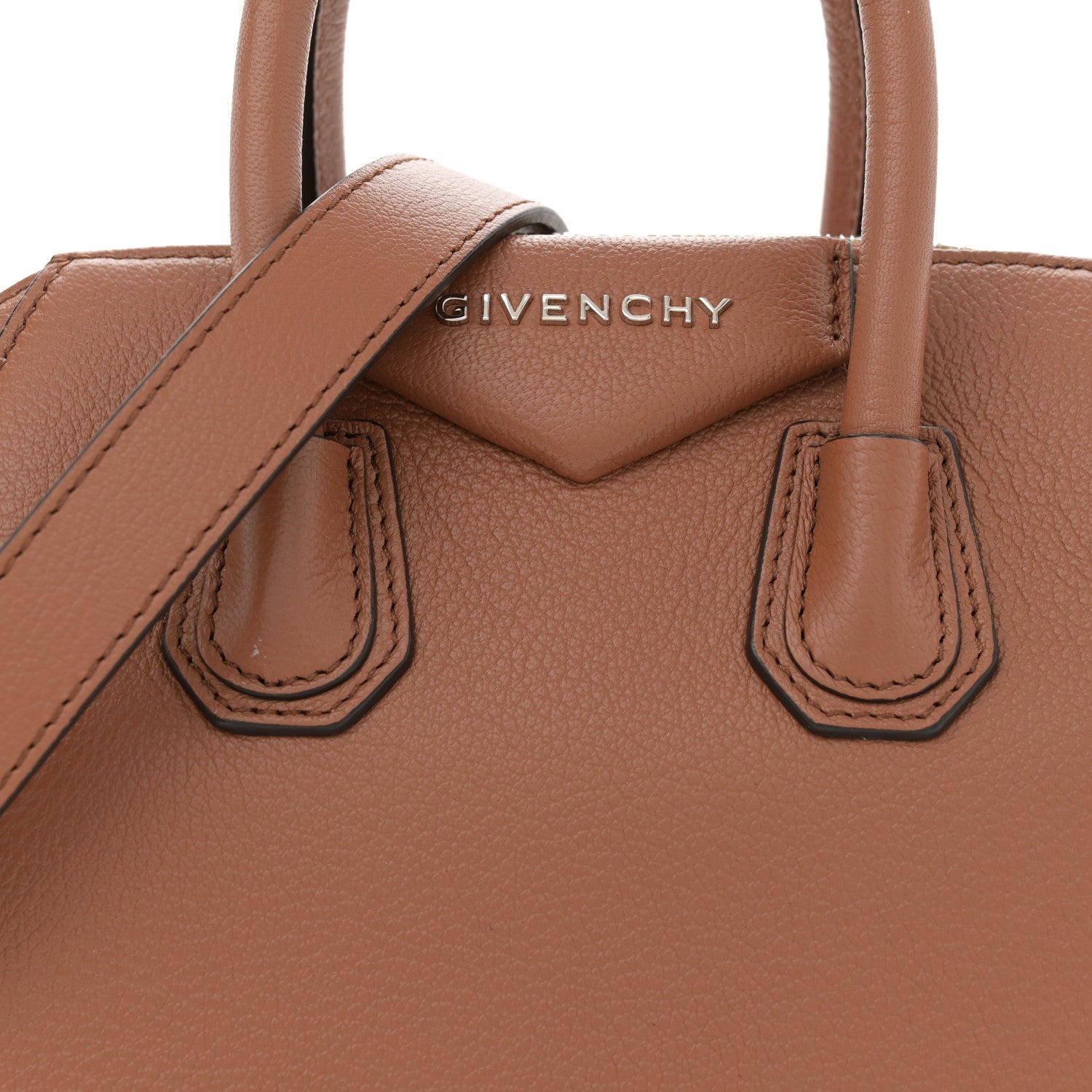 Givenchy Sugar Goatskin Mini Antigona Caramel 8 of 11