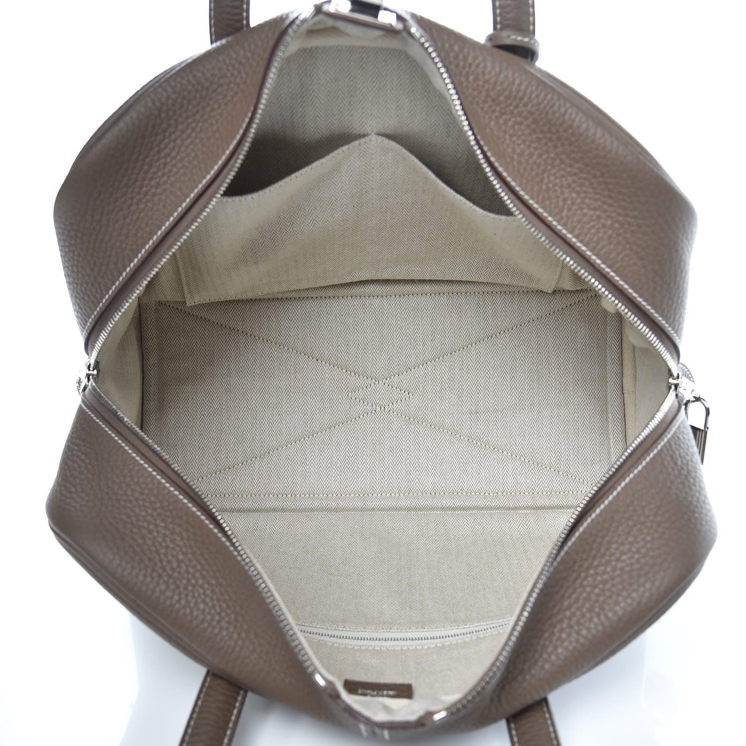 Hermes Taurillon Clemence Victoria II 35 Etoupe 5 of 7