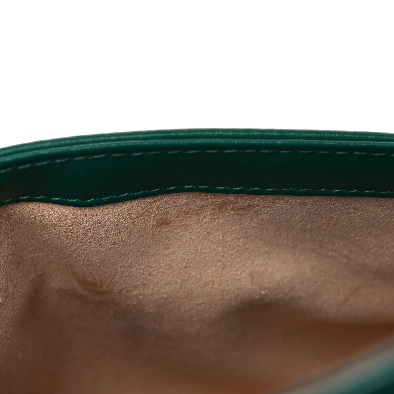 Gucci Calfskin Matelasse Mini GG Marmont Shoulder Bag Emerald Green 17 of 18