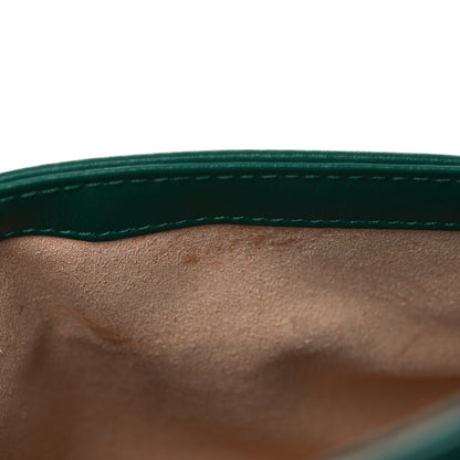 Gucci Calfskin Matelasse Mini GG Marmont Shoulder Bag Emerald Green 17 of 18