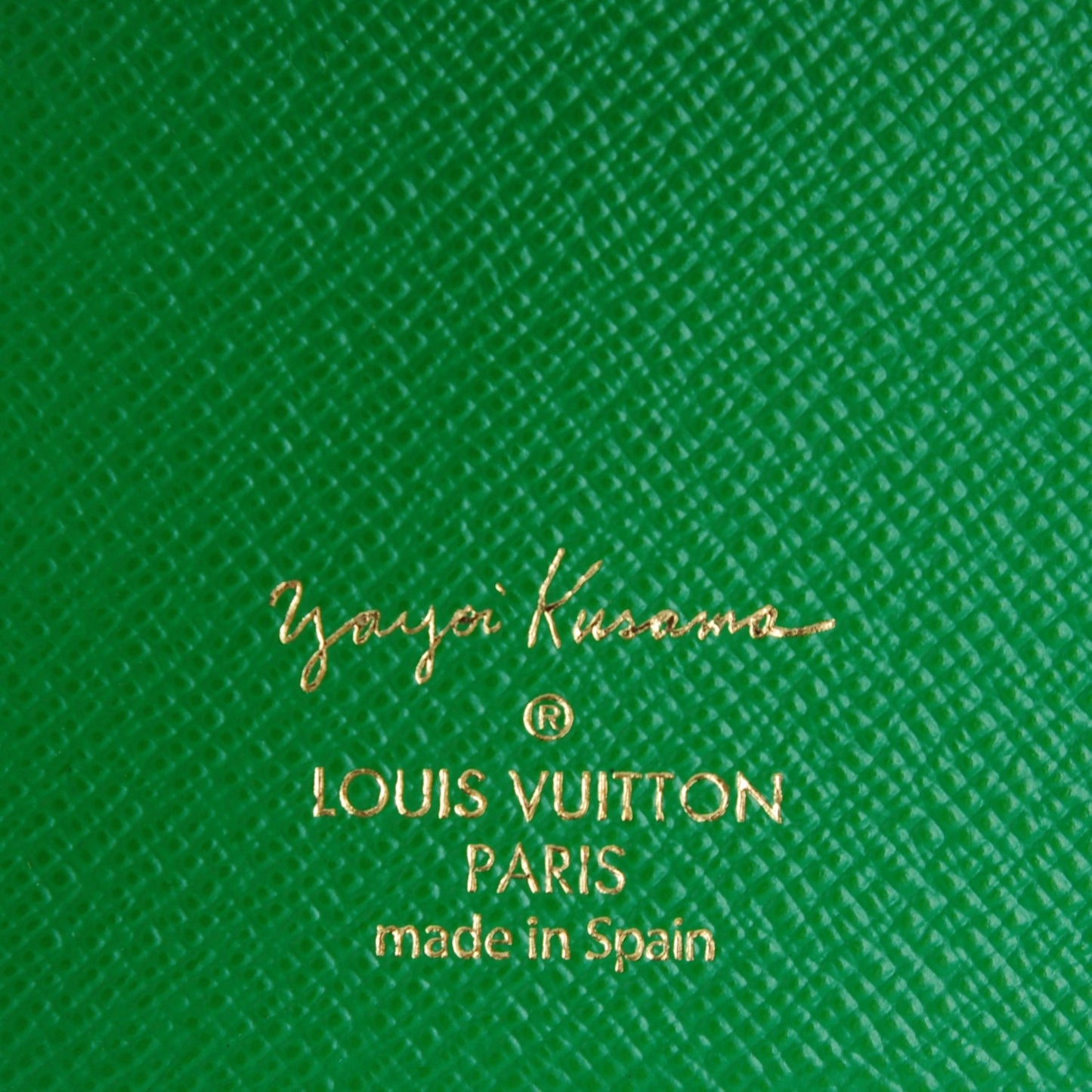 Monogram Kusama Town Small Ring Agenda Green
