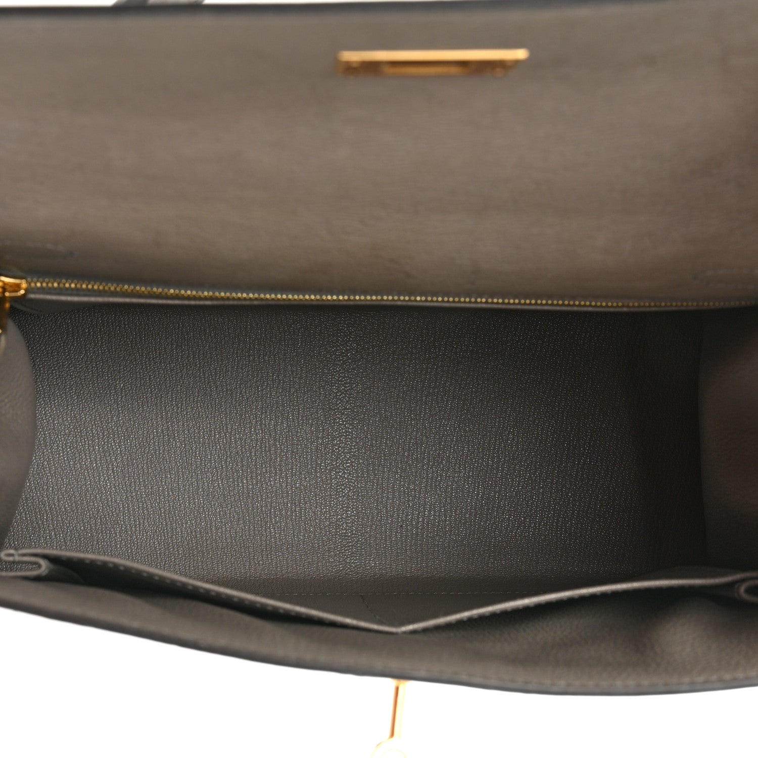 Hermes Ostrich Kelly Sellier 28 Gris Tourterelle 5 of 13