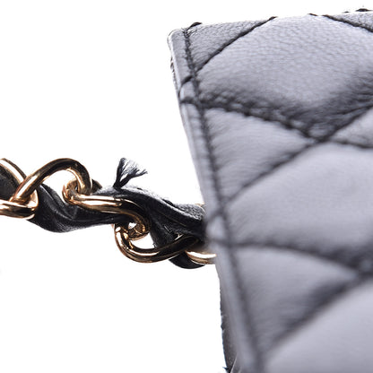 Chanel Lambskin Quilted Mini Flap Black 8 of 10