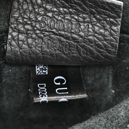 Gucci Pebbled Calfskin Large Logo Portfolio Clutch Black 13 of 16