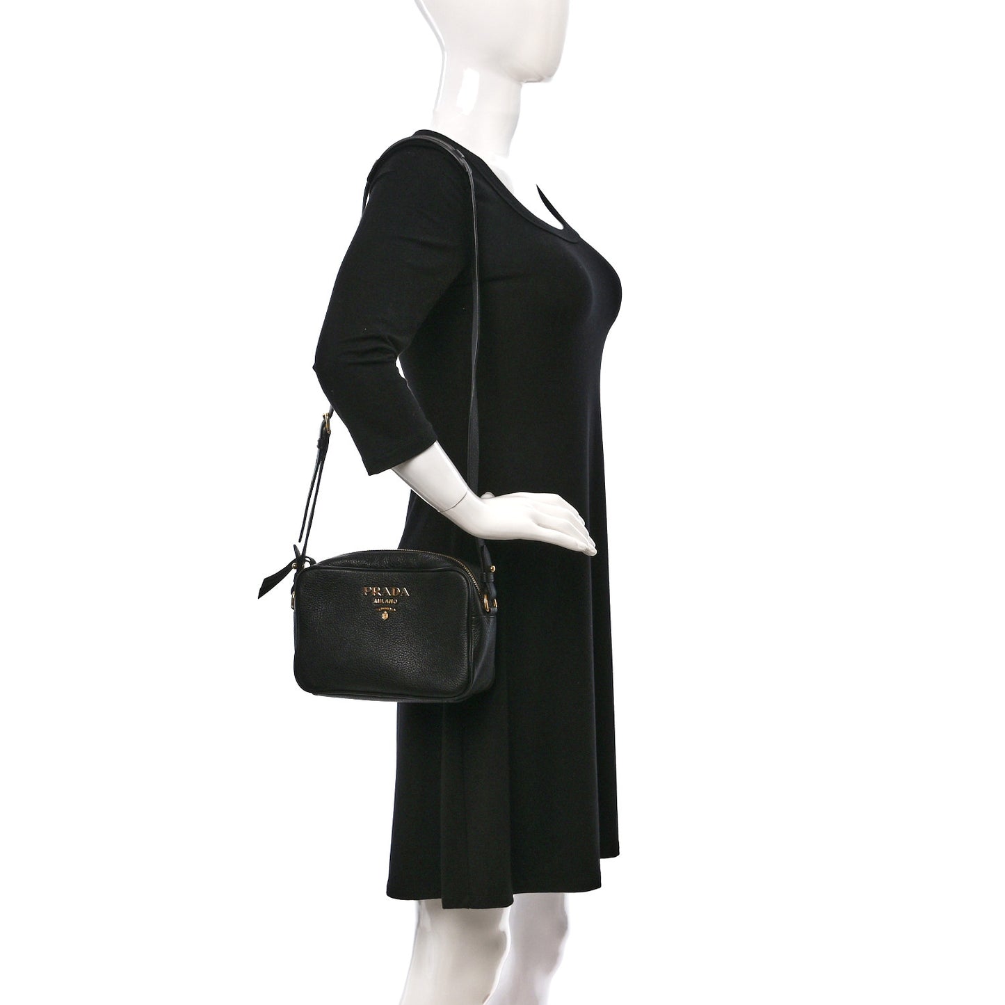 Vitello Phenix Camera Bag Black