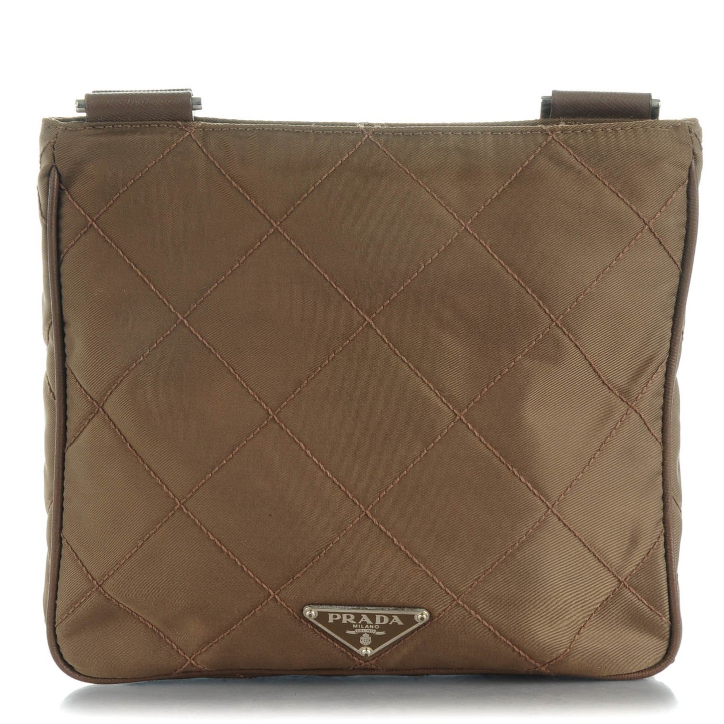Tessuto Nylon Saffiano Quilted Crossbody Bag Corinto